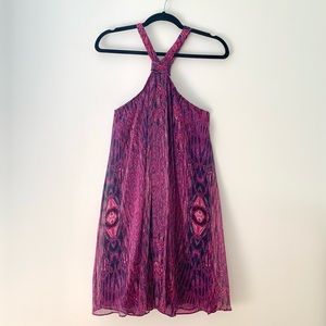 Plenty by Tracy Reese purple/magenta halter dress